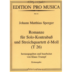 Romanze d-Moll : -Johann Mathias Sperger