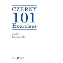 101 Exercises op.261 : for piano solo -Carl Czerny