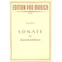 Sonate op.22 : für Klarinette -Victor Bruns