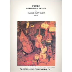 Prière op.158 : for violoncello and -Camille Saint-Saens