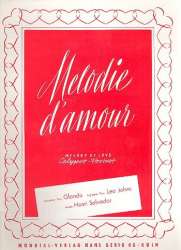 Mélodie d'amour : Einzelausgabe -Henri Salvador