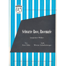 Schwarze Rose Rosemarie : -Werner Scharfenberger