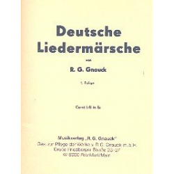 Deutsche Liedermärsche - 1. Folge - 19 1.+2. Horn in Eb -R. G. Gnauck