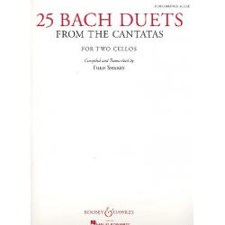 25 Duets  from the Cantatas : for -Johann Sebastian Bach / Arr.Fred Sherry