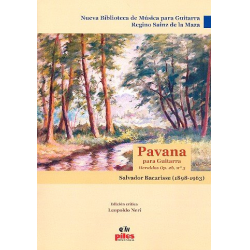Pavana op.2b,3 : para guitarra -Salvador Bacarisse