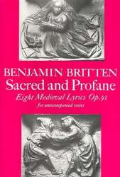 Sacred and Profane op.91 : -Benjamin Britten