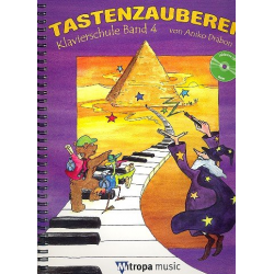 Tastenzauberei Band 4 (Buch + CD + Online-Audio) -Aniko Drabon
