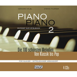 Piano Piano Band 2 (mittelschwer) : 4 CD's -Carl Friedrich Abel
