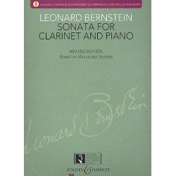 Sonata (+CD) : for clarinet and piano -Leonard Bernstein