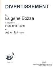 Divertissement op.39 : for flute and piano -Eugène Bozza