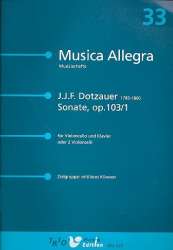 Sonate op.103,1 : -Justus Johann Friedrich Dotzauer