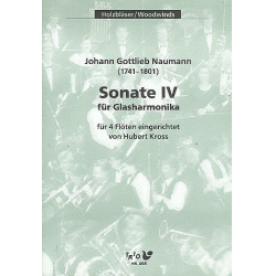Sonate Nr.4 für Glasharmonika : -Johann Gottlieb Naumann
