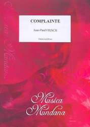 Complainte : for clarinet and piano -Jean-Paul Frisch