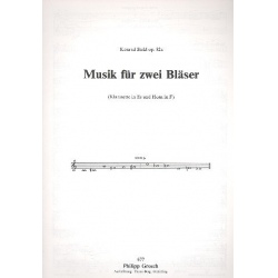 Musik für 2 Bläser op.82a -Konrad Stekl