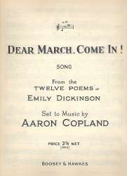 Dear March come in : für Gesang (tief) -Aaron Copland