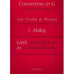 Concertino G major : for viola -Jiri Mokry