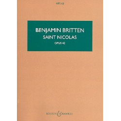 Saint Nicholas op.42 : für Tenor, -Benjamin Britten