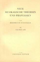 Neue musikalische Theorien -Heinrich Schenker