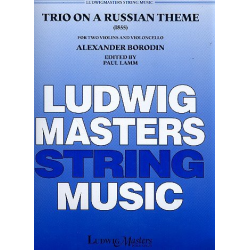 Trio On A Russian Theme : for 2 violins -Alexander Porfiryevich Borodin