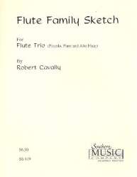 The Flute Family Sketch : -Robert Cavally