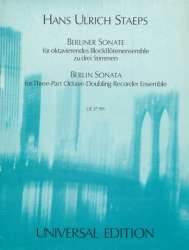 Berliner Sonate für 3 Blockflöten (SAB) -Hans Ulrich Staeps