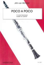 Poco a Poco - 113 Short Technical Studies for Clarinet -Jan van Beekum