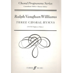 3 Choral Hymns : for mixed chorus -Ralph Vaughan Williams