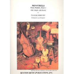 Minstrels : for violin and piano -Claude Achille Debussy