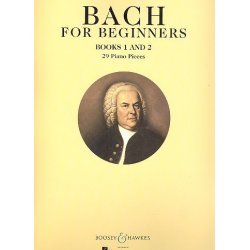 Bach for Beginners vol.1 & 2 : for piano -Johann Sebastian Bach
