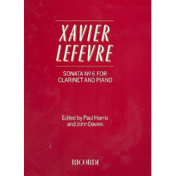 Sonata no.6 : -Jean Xavier Lefèvre