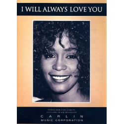 I will always love You : for piano/vocal/guitar -Dolly Parton