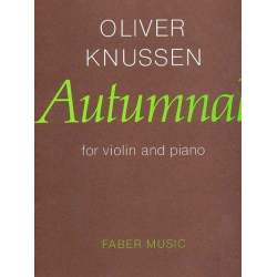 Autumnal (violin and piano) -Oliver Knussen
