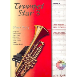 Play Along - Trumpet Star Vol. 3 - 6 easy pieces for trumpet and piano -Pierre Dutot
