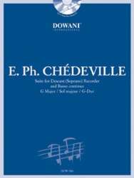 Suite für Sopranblockflöte und Basso continuo in G-Dur -Nicolas Chedeville