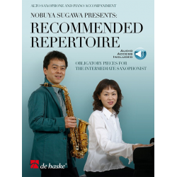 Recommended Repertoire for Alto-Saxophone (+Online-Audio) -Nobuya Sugawa / Arr.Roland Kernen