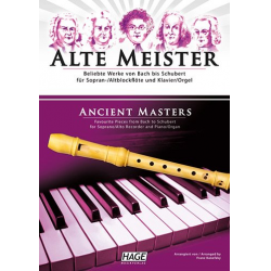 Alte Meister für Sopran-/Altblockflöte und Klavier/Orgel -Franz Kanefzky