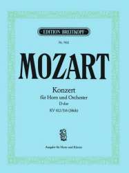 Konzert Nr. 1 D-Dur KV 412/514 -Wolfgang Amadeus Mozart / Arr.Peter Damm
