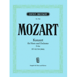Konzert Nr. 1 D-Dur KV 412/514 -Wolfgang Amadeus Mozart / Arr.Peter Damm