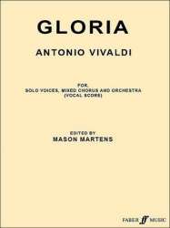 Vivaldi, Antonio (ed. Martens) : Gloria (vocal score) -Carl Friedrich Abel