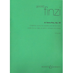 In terra pax op.39 : for soloists, mixed chorus, -Gerald Finzi