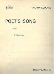 Poet's Song : for sopran and piano -Aaron Copland