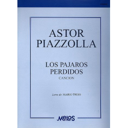 Los Pajaros perdidos : para piano -Astor Piazzolla