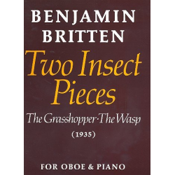 2 Insect Pieces : for oboe and piano -Benjamin Britten