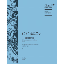Concertino Es-Dur op.5 : für Bassposaune -Christian Gottlieb Müller