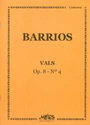 Valse op.8,4 : para guitarra -Agustín Barrios Mangoré