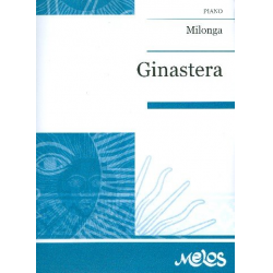 Milonga : para piano - Alberto Ginastera