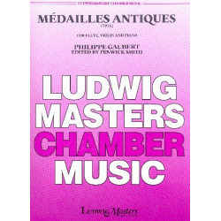 Medailles antiques : for flute, violin -Philippe Gaubert