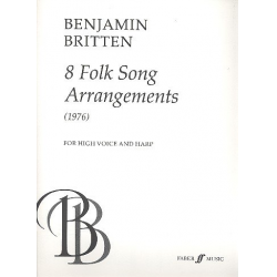 8 folk Songs : for high voice and -Benjamin Britten