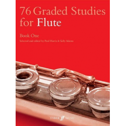 76 graded studies vol.1 : for flute -Carl Friedrich Abel