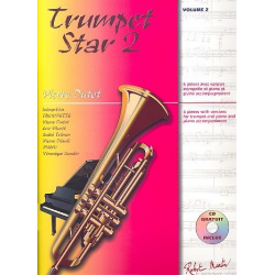 Play Along - Trumpet Star Vol. 2 - 6 easy pieces for trumpet and piano -Pierre Dutot